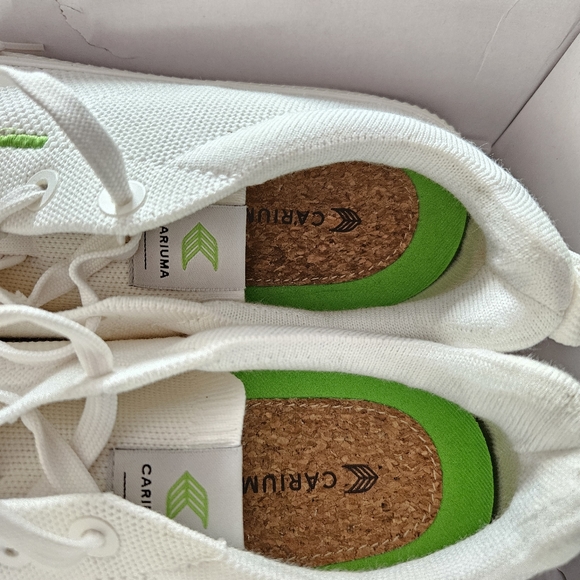 Cariuma IBI low off white knit sneaker Wms sz 9.5 Men's size 8 NIB New - Picture 9 of 16